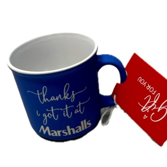 🔹️ Thanks Got It at Marshalls Double Sided Ceramic Mug ❤️💙 - Picture 1 of 2